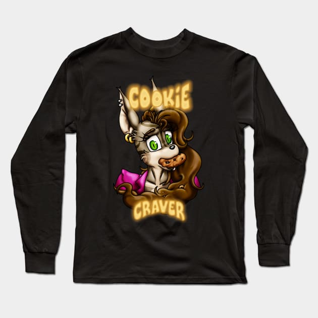Cookie Craver Long Sleeve T-Shirt by whoknows4682